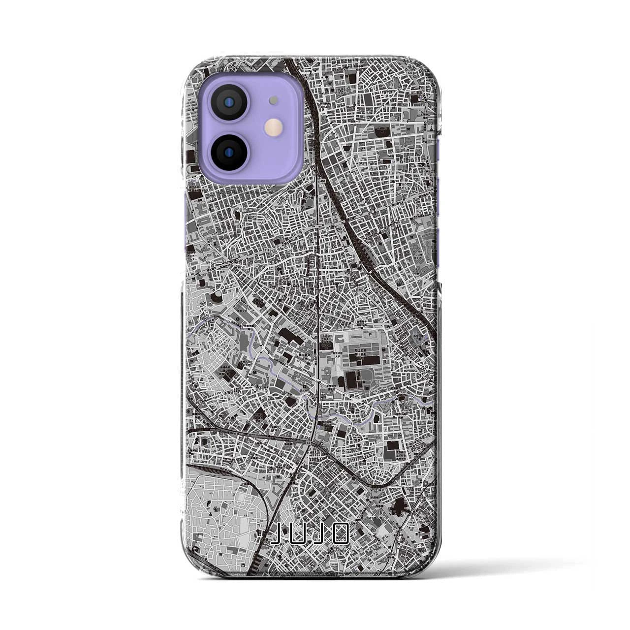 【十条(東京都)】地図柄iPhoneケース(クリアタイプ)