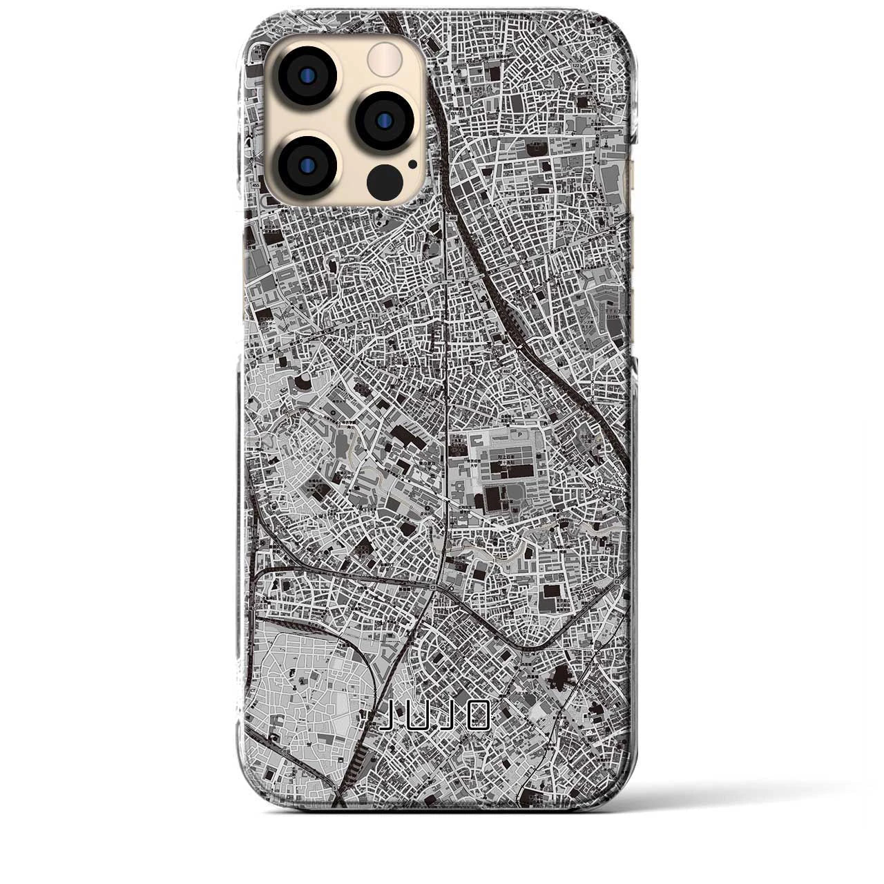 【十条(東京都)】地図柄iPhoneケース(クリアタイプ)