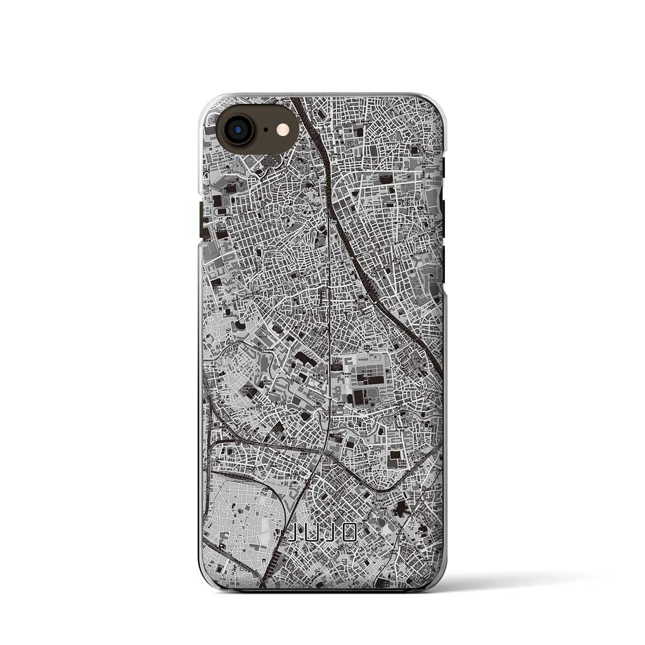 【十条(東京都)】地図柄iPhoneケース(クリアタイプ)