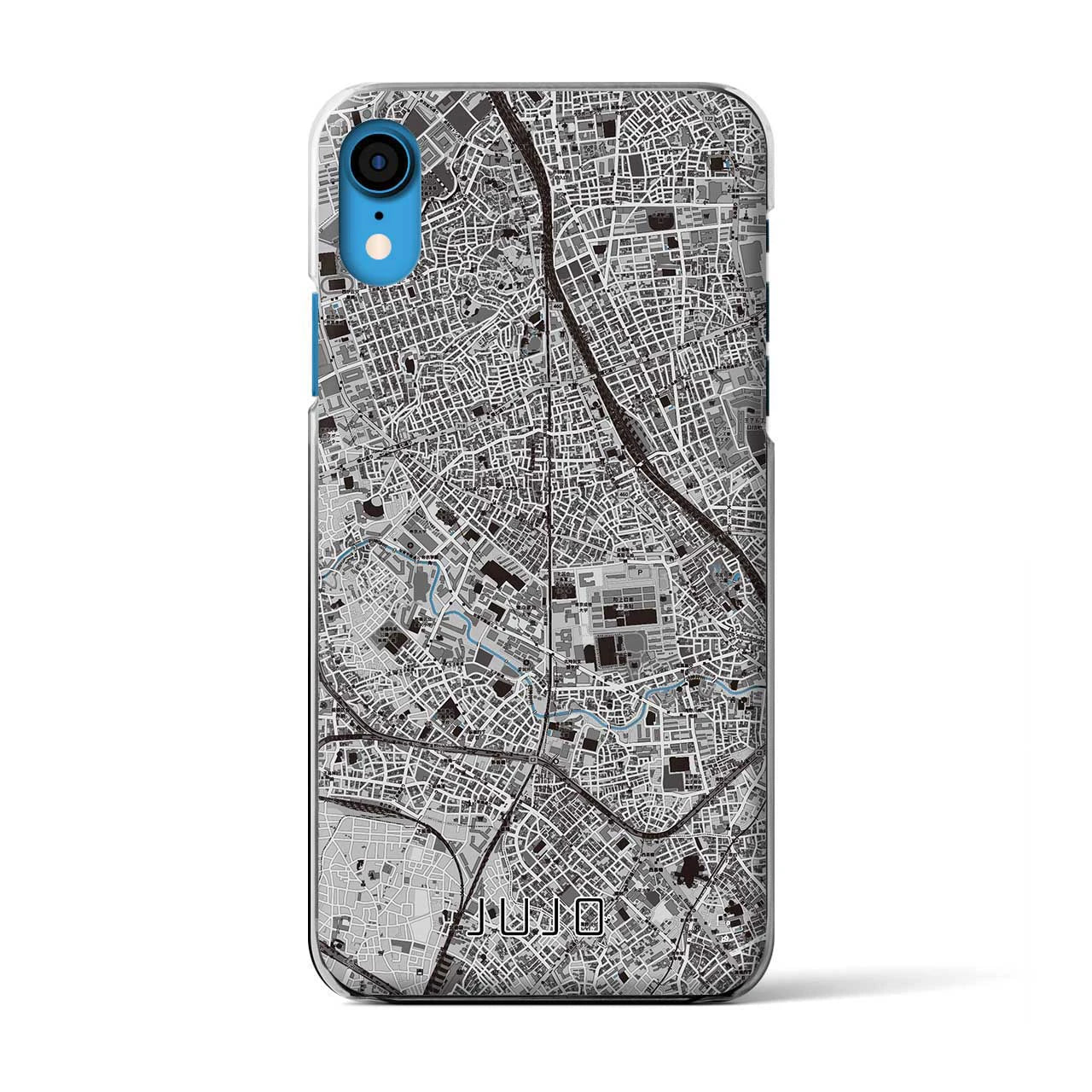 【十条(東京都)】地図柄iPhoneケース(クリアタイプ)