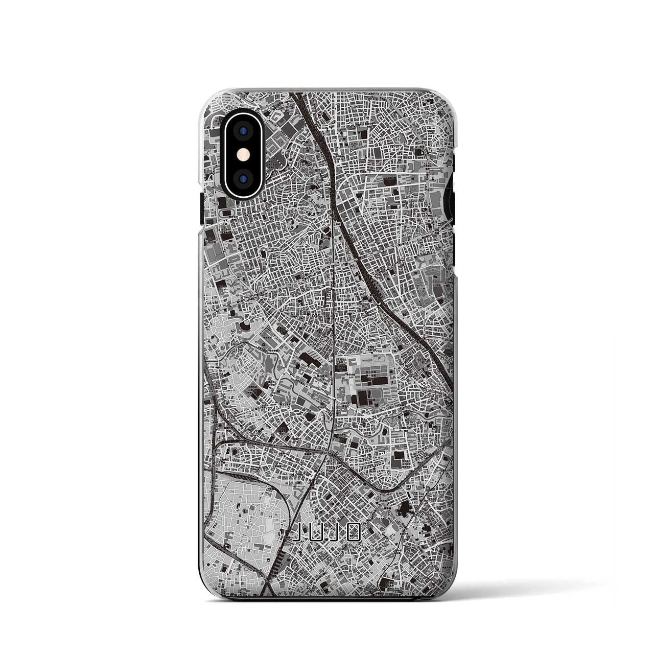 【十条(東京都)】地図柄iPhoneケース(クリアタイプ)