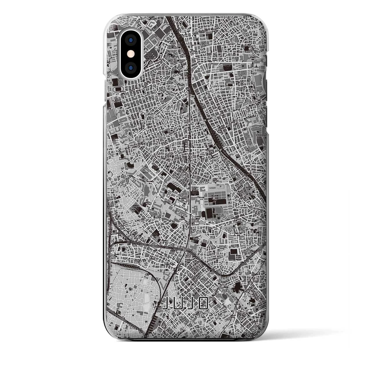 【十条(東京都)】地図柄iPhoneケース(クリアタイプ)