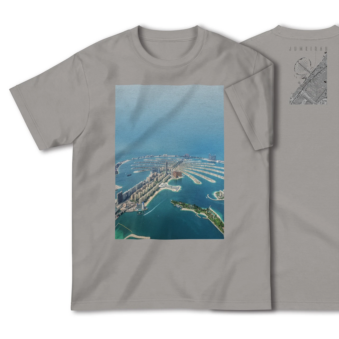 【ジュメイラ(アラブ首長国連邦)】Map World ハイクオリティTシャツ