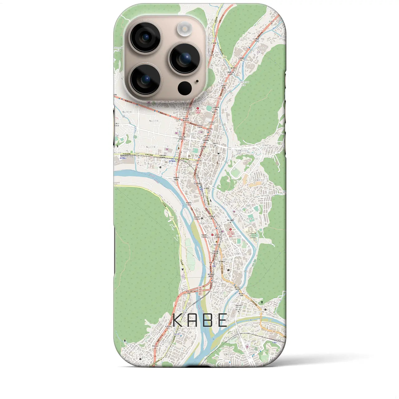 【可部(広島県)】地図柄iPhoneケース(バックカバータイプ)