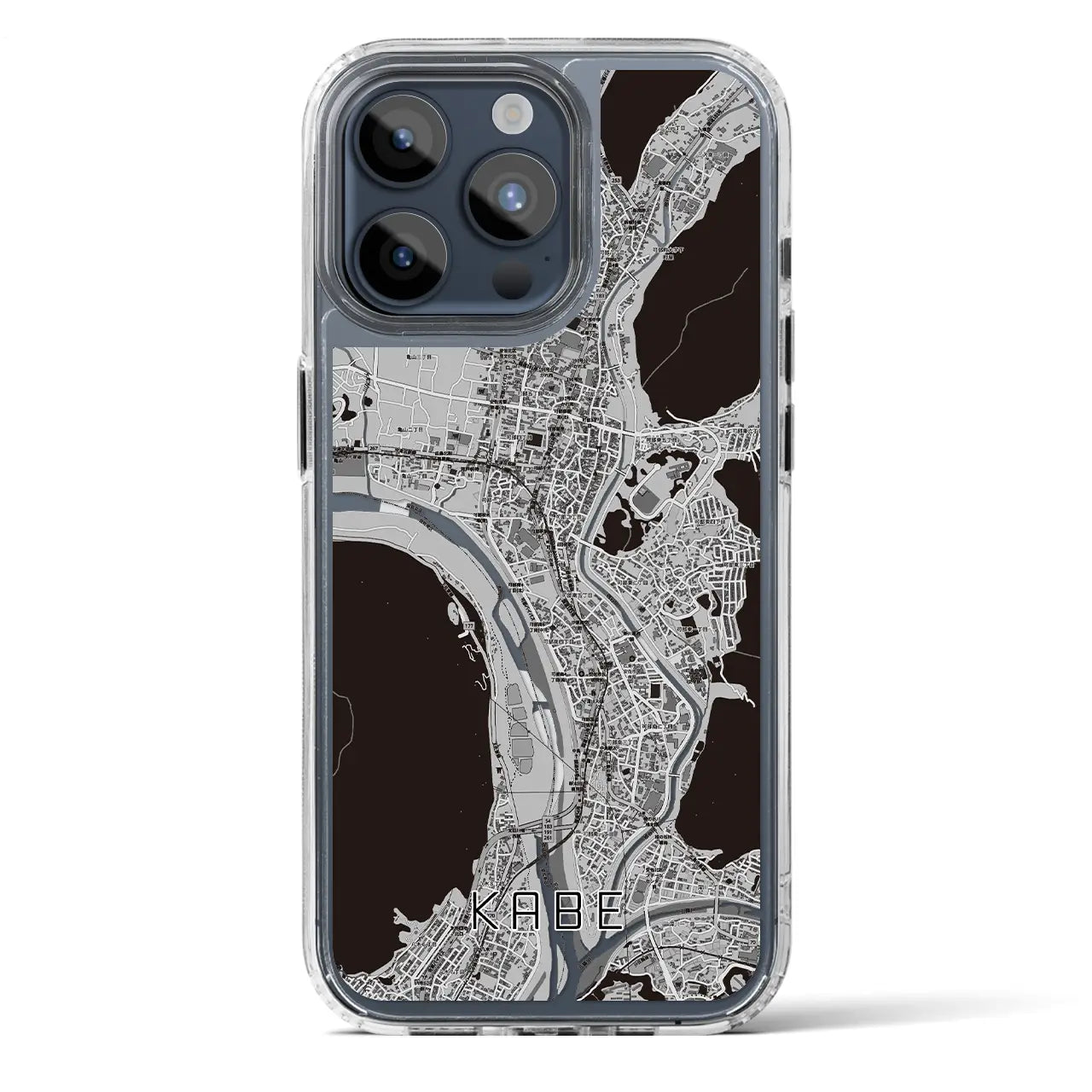 【可部(広島県)】地図柄iPhoneケース(MagSafeタイプ)