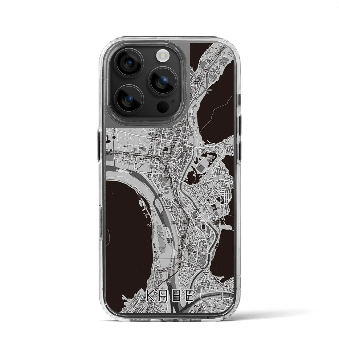 【可部(広島県)】地図柄iPhoneケース(MagSafeタイプ)