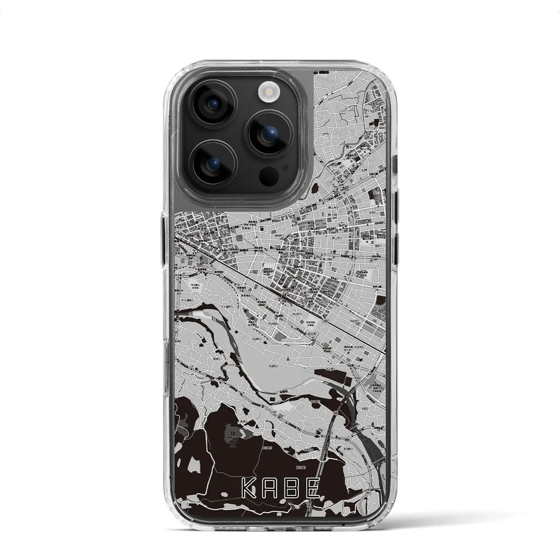 【河辺(東京都)】地図柄iPhoneケース(MagSafeタイプ)