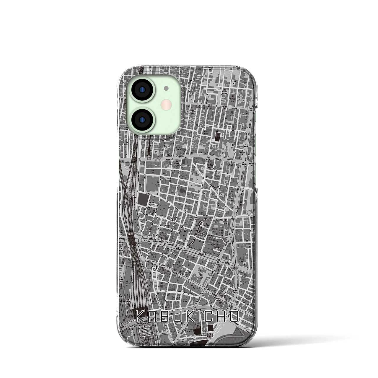 【歌舞伎町(東京都)】地図柄iPhoneケース(クリアタイプ)