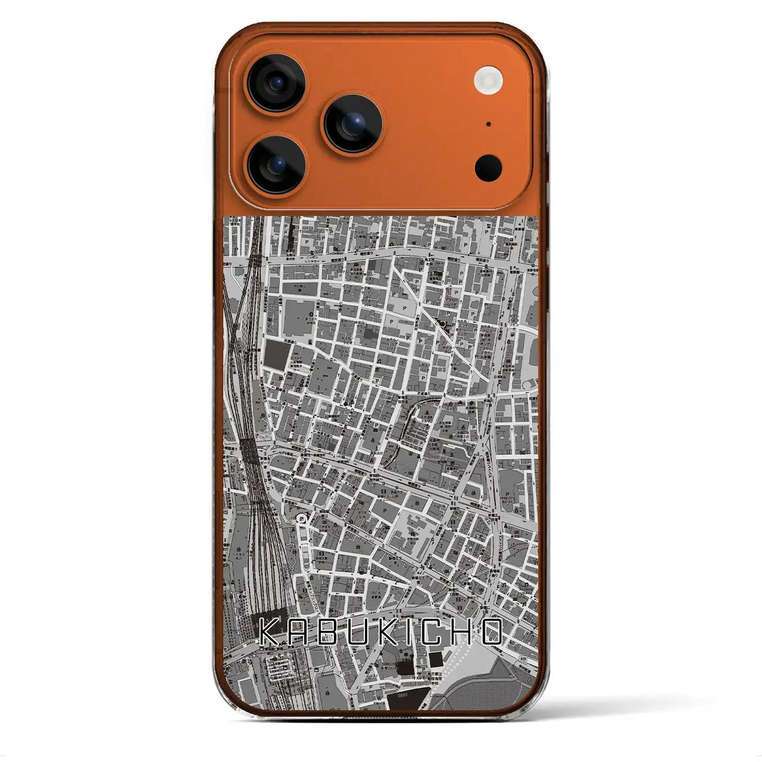 【歌舞伎町(東京都)】地図柄iPhoneケース(クリアタイプ)