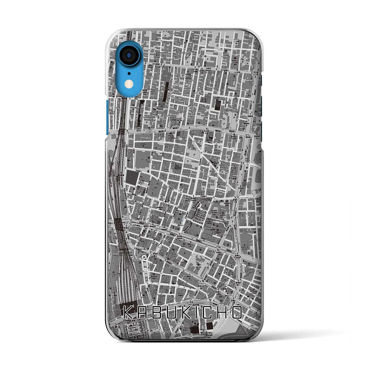 【歌舞伎町(東京都)】地図柄iPhoneケース(クリアタイプ)