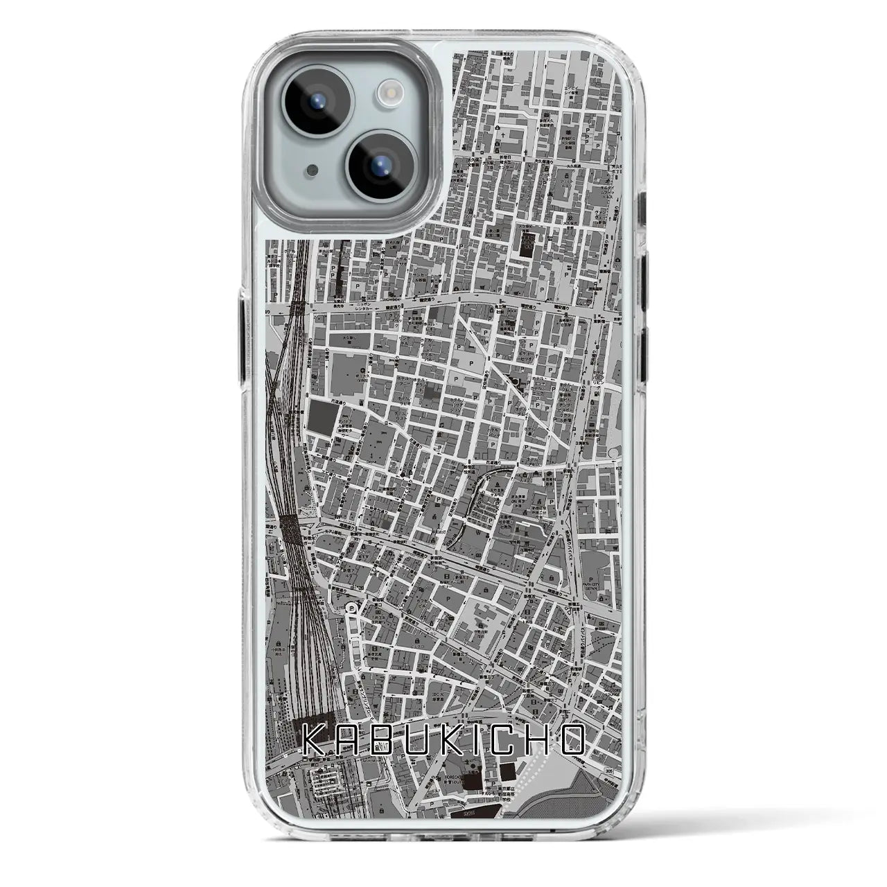 【歌舞伎町(東京都)】地図柄iPhoneケース(MagSafeタイプ)