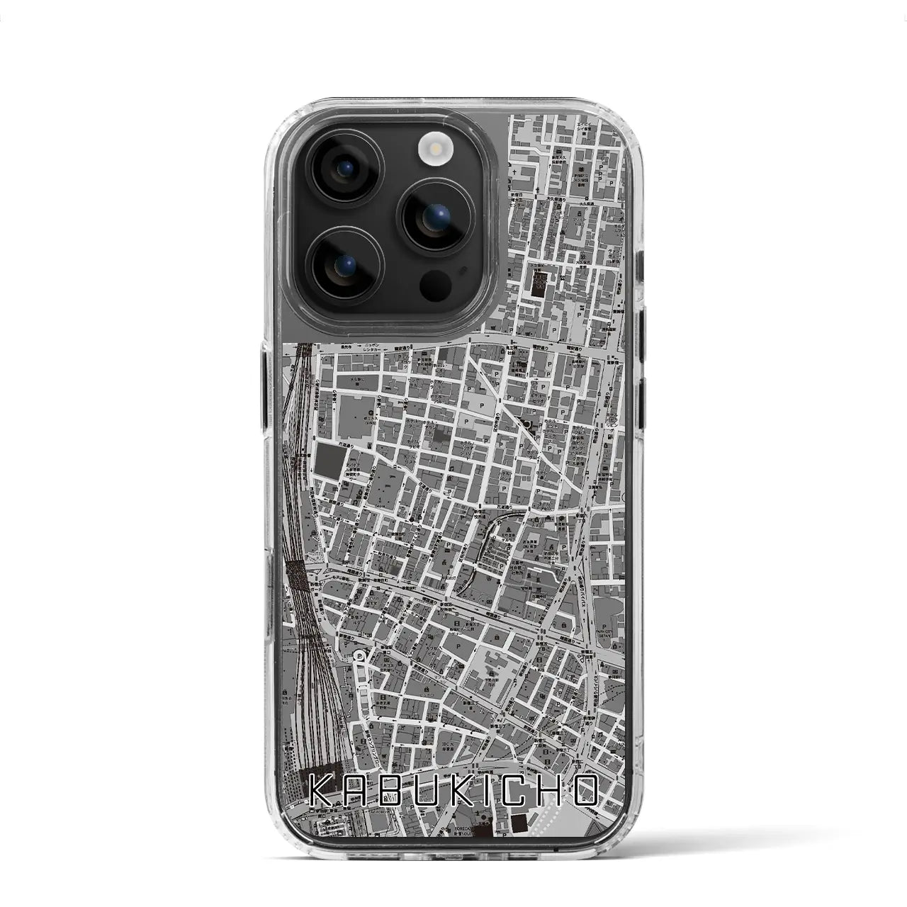 【歌舞伎町(東京都)】地図柄iPhoneケース(MagSafeタイプ)