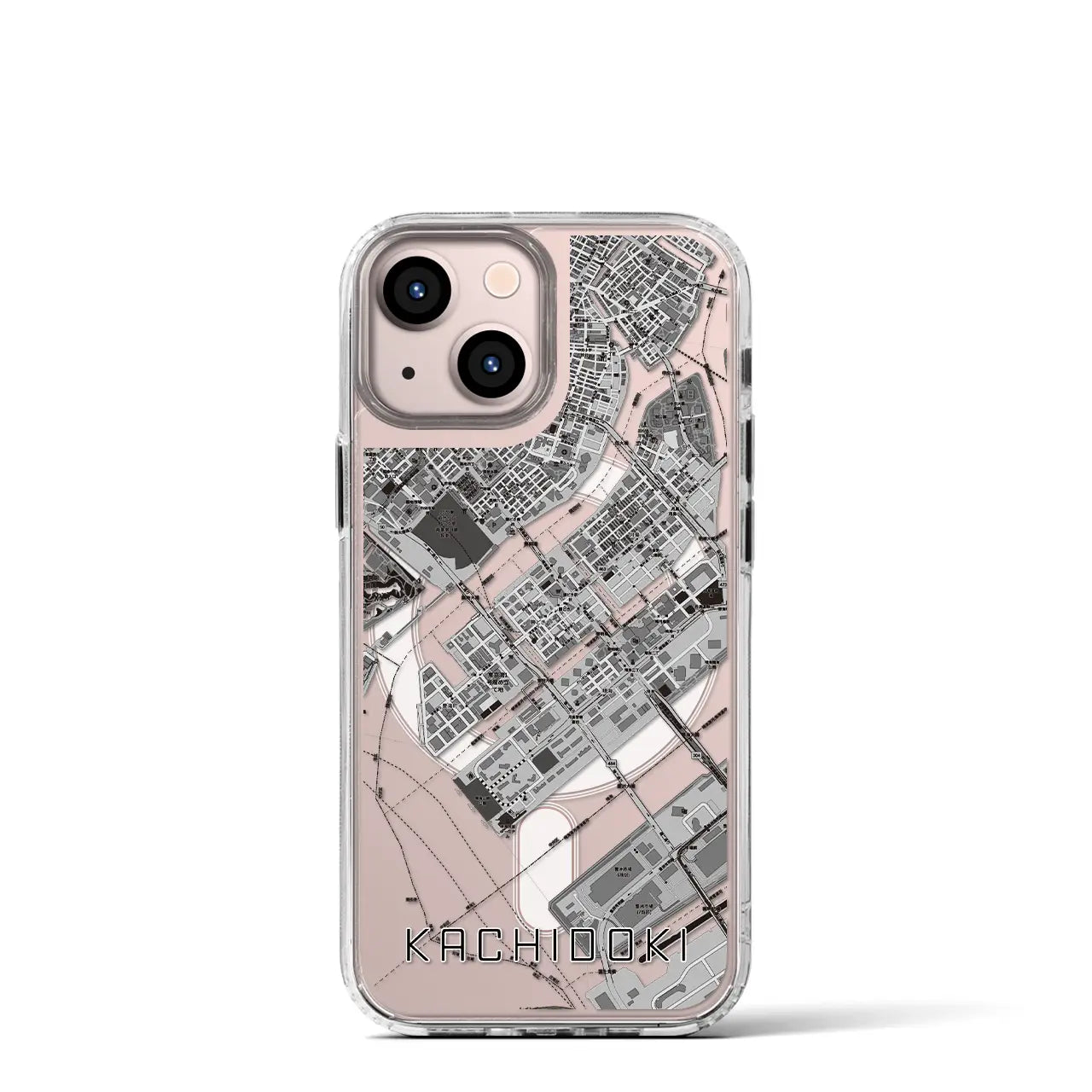 【勝どき(東京都)】地図柄iPhoneケース(MagSafeタイプ)