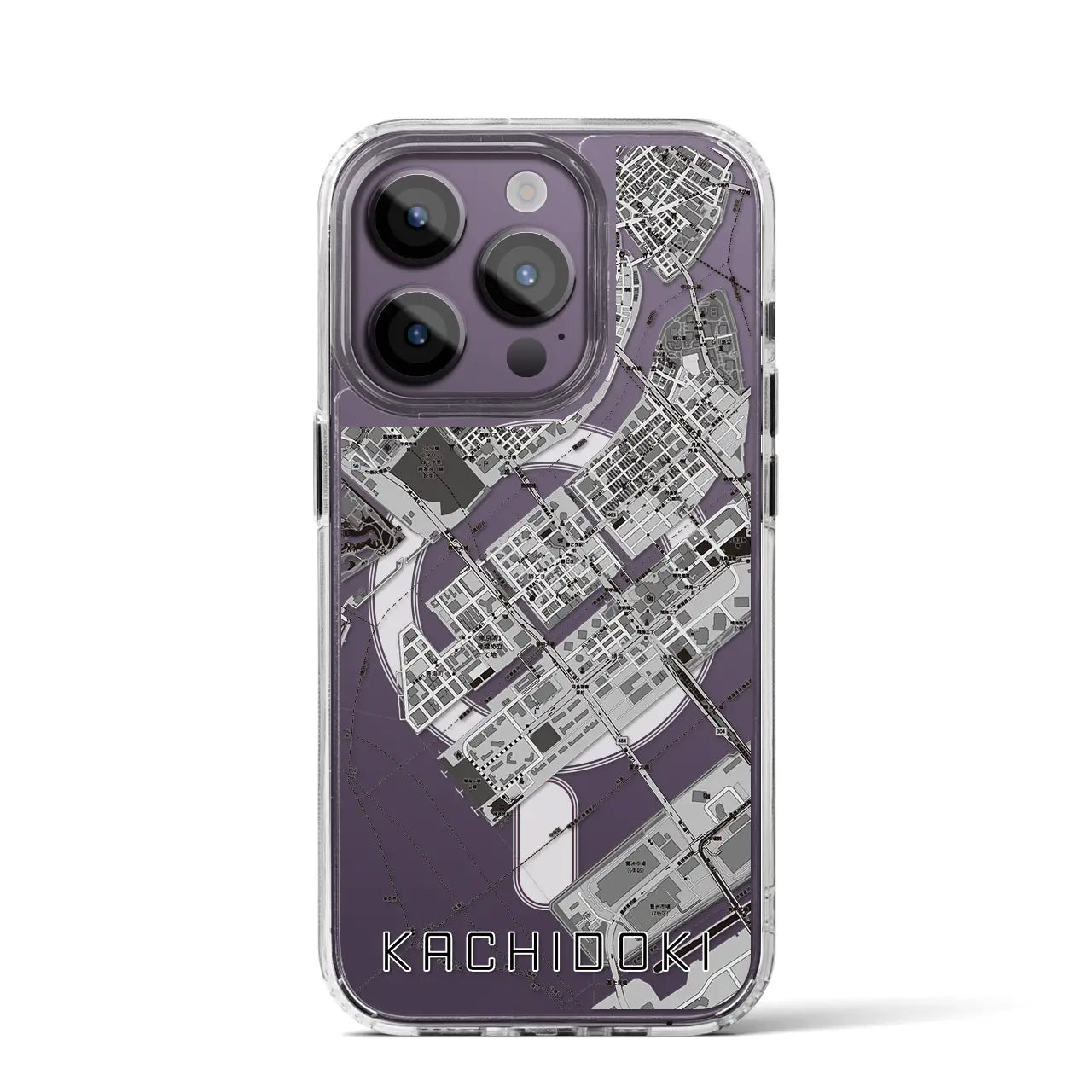 【勝どき(東京都)】地図柄iPhoneケース(MagSafeタイプ)