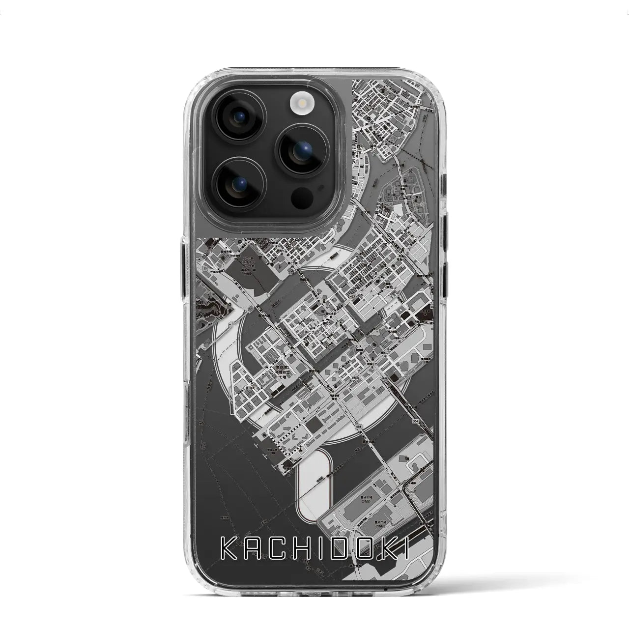 【勝どき(東京都)】地図柄iPhoneケース(MagSafeタイプ)