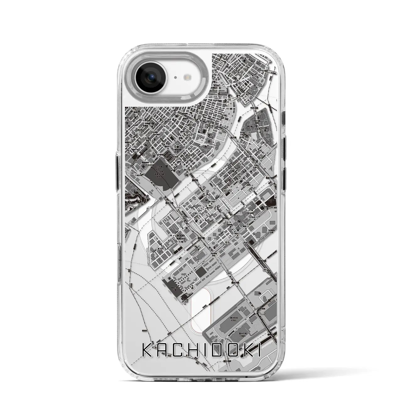 【勝どき(東京都)】地図柄iPhoneケース(MagSafeタイプ)