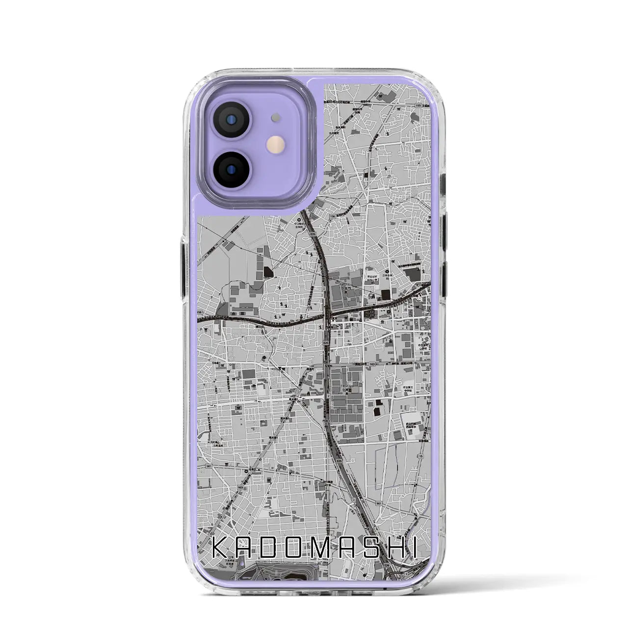 【門真市(大阪府)】地図柄iPhoneケース(MagSafeタイプ)