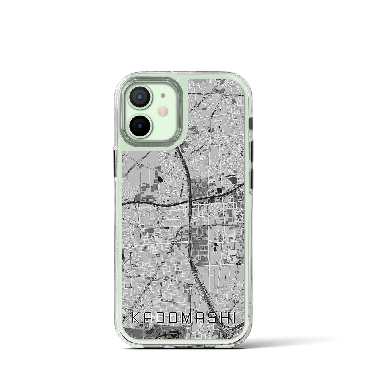 【門真市(大阪府)】地図柄iPhoneケース(MagSafeタイプ)