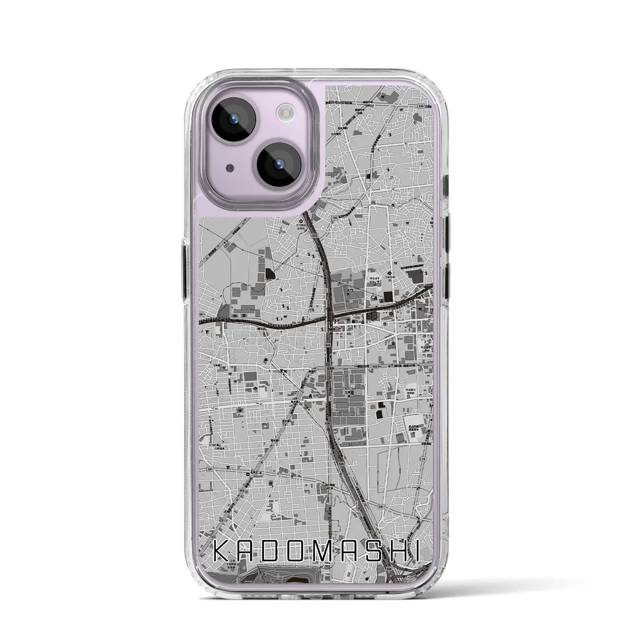 【門真市(大阪府)】地図柄iPhoneケース(MagSafeタイプ)