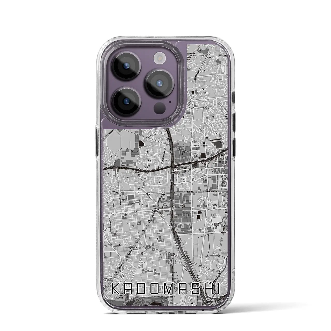 【門真市(大阪府)】地図柄iPhoneケース(MagSafeタイプ)