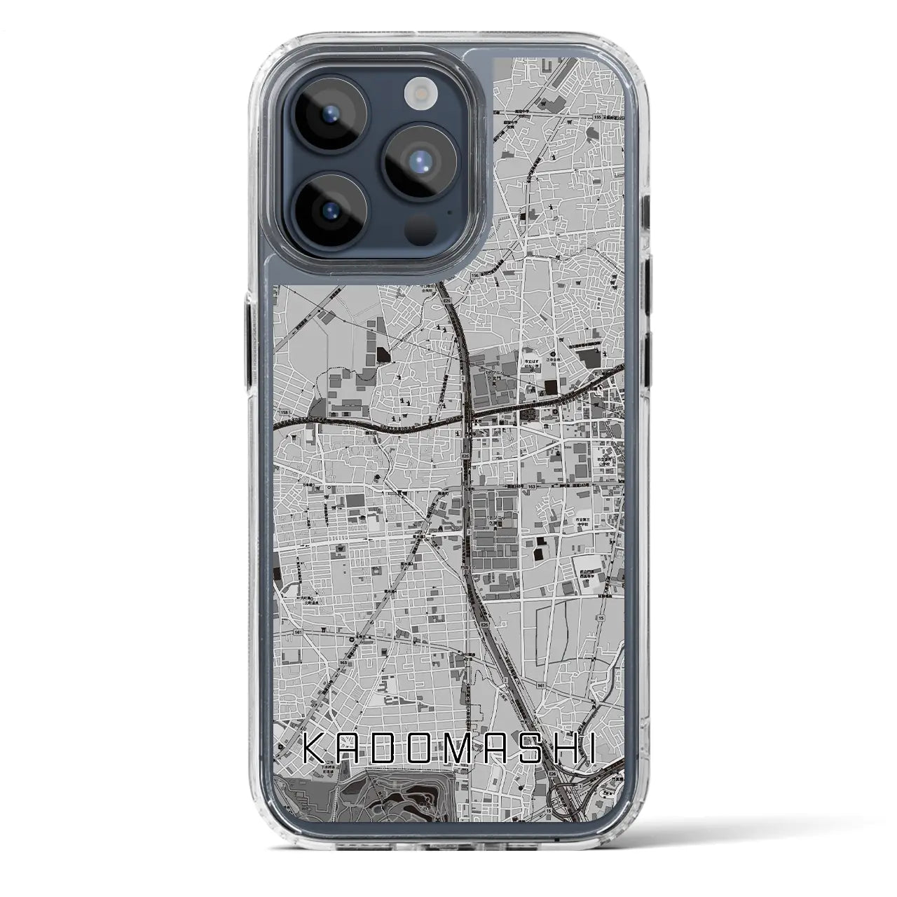 【門真市(大阪府)】地図柄iPhoneケース(MagSafeタイプ)