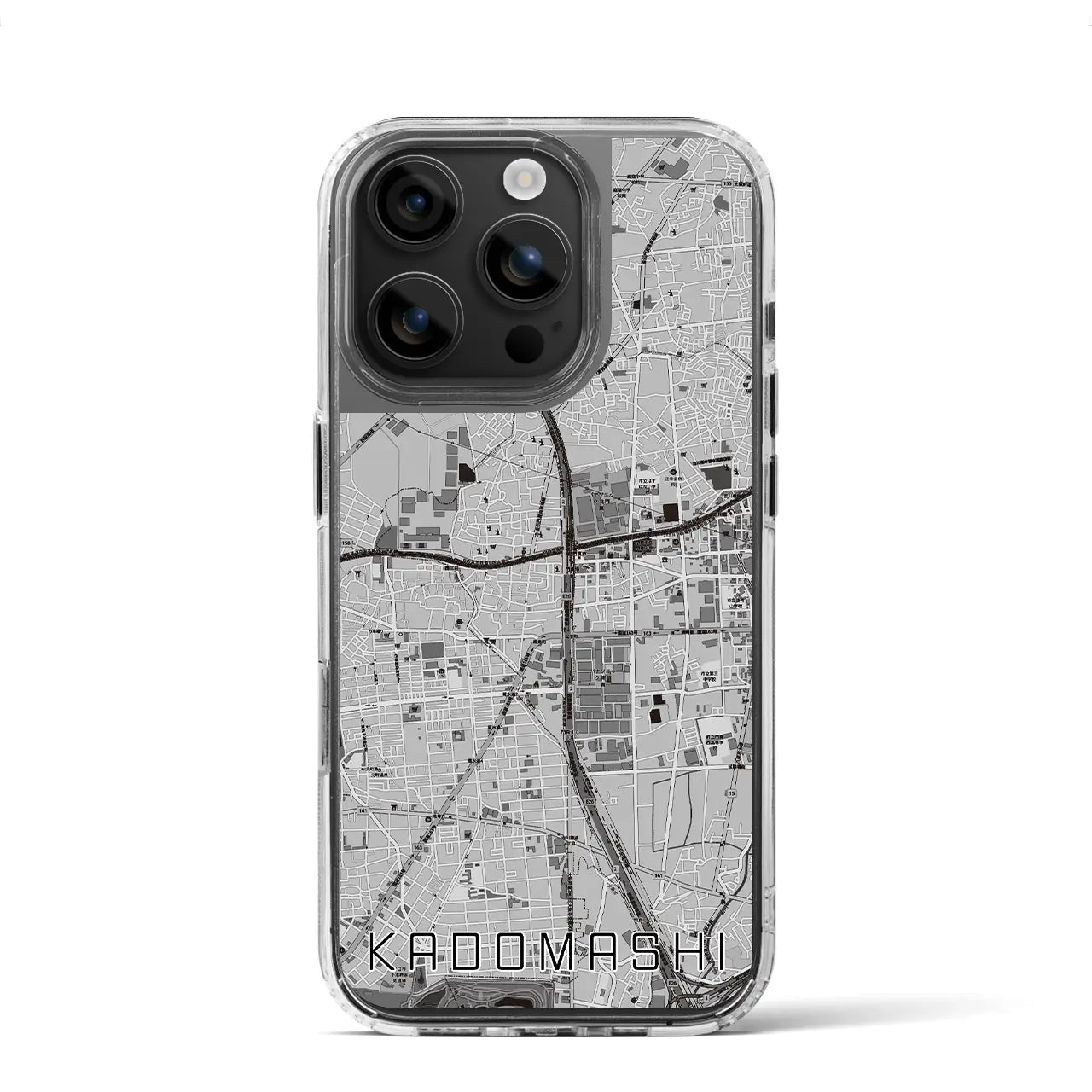【門真市(大阪府)】地図柄iPhoneケース(MagSafeタイプ)