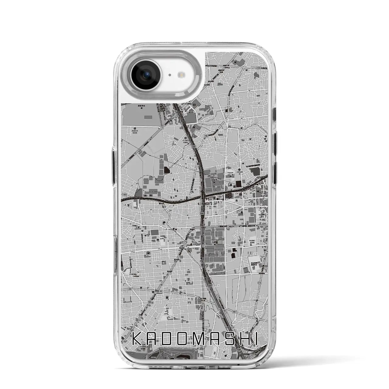 【門真市(大阪府)】地図柄iPhoneケース(MagSafeタイプ)