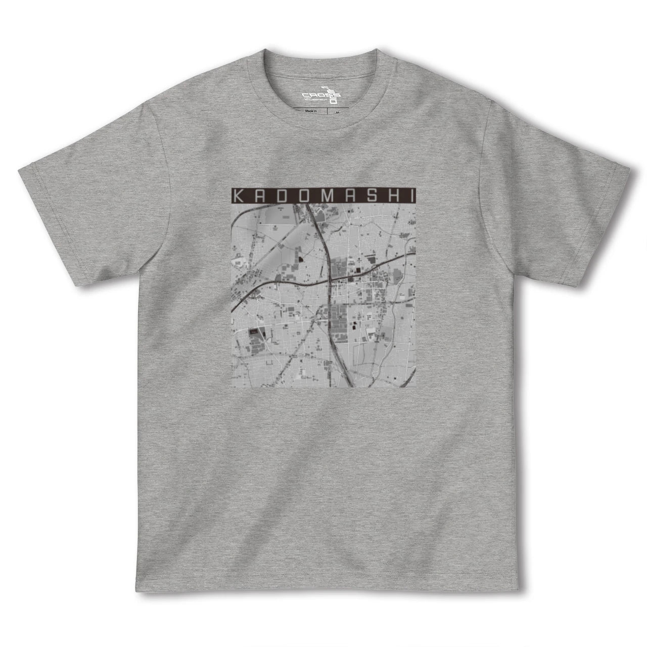 【門真市(大阪府)】地図柄ヘビーウェイトTシャツ