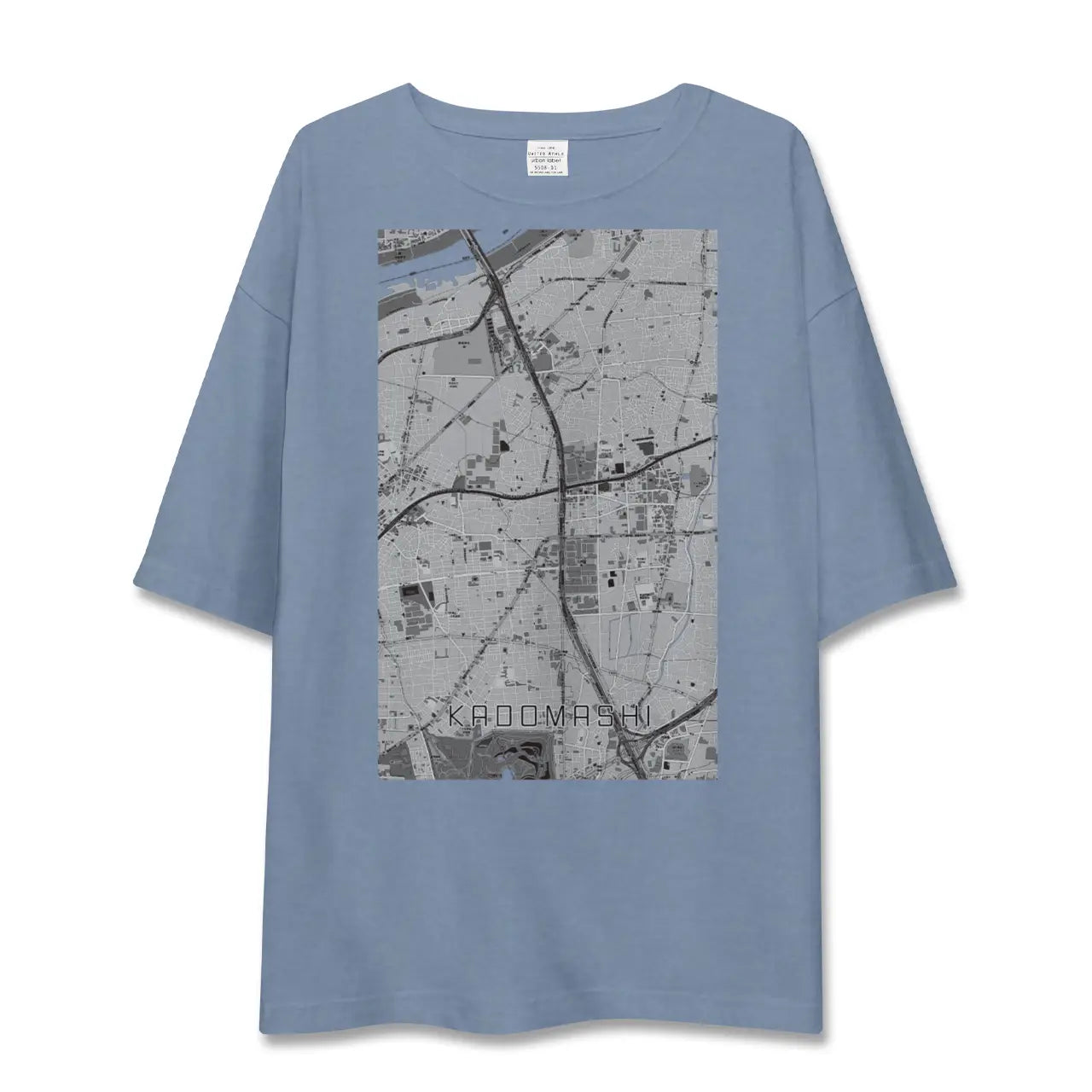 【門真市(大阪府)】地図柄ビッグシルエットTシャツ