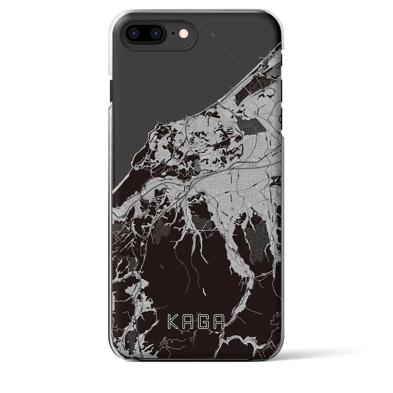 【加賀(石川県)】地図柄iPhoneケース(クリアタイプ)