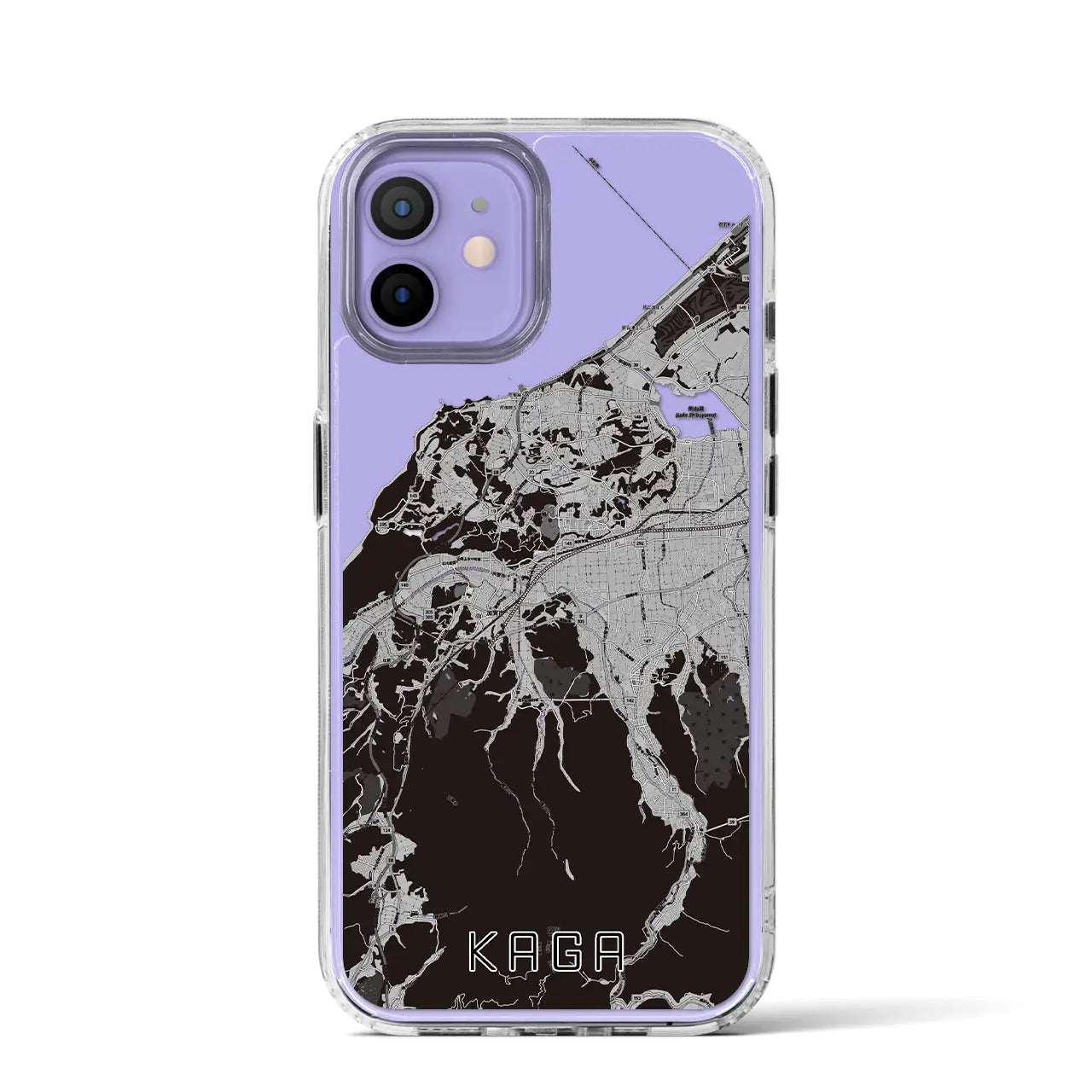 【加賀(石川県)】地図柄iPhoneケース(MagSafeタイプ)