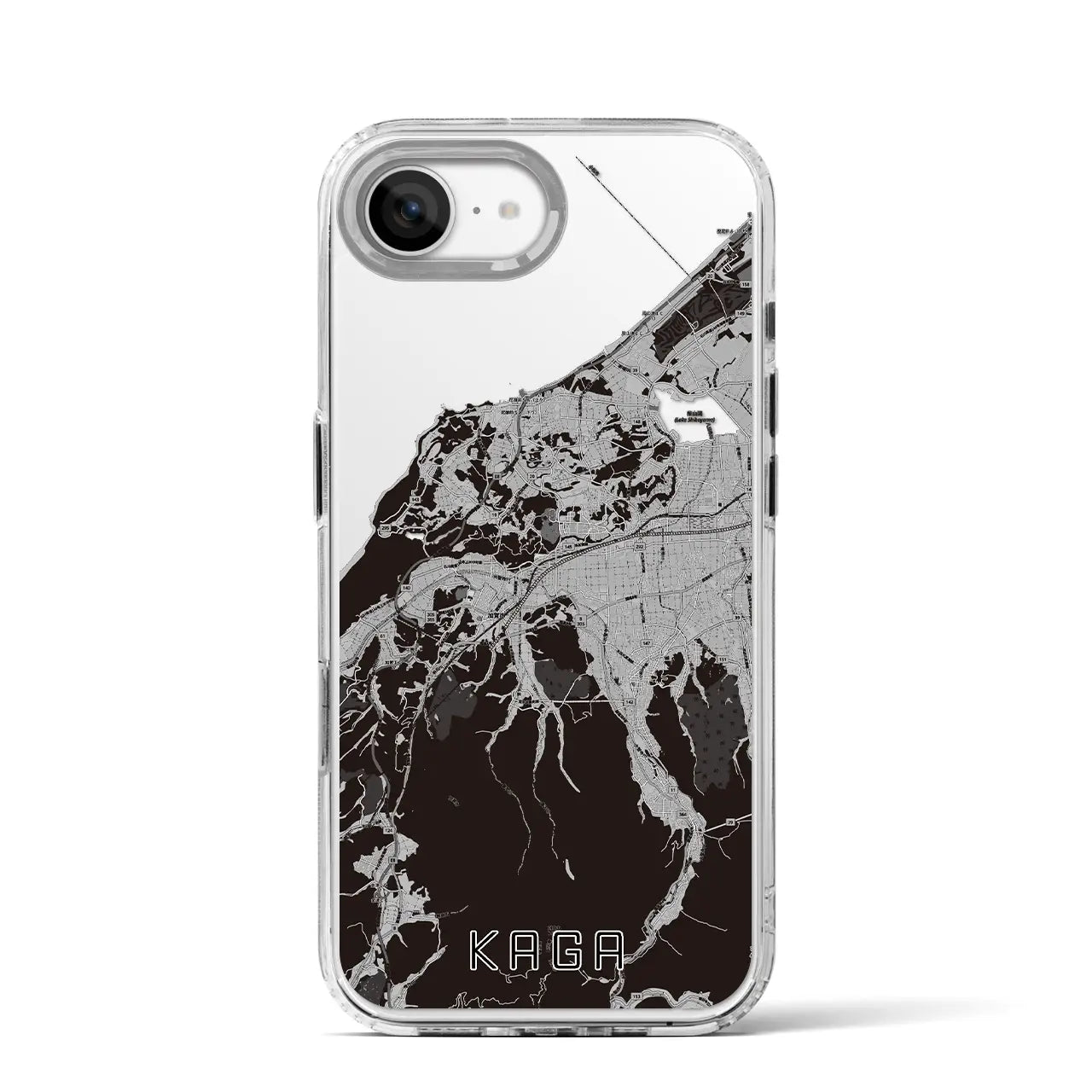【加賀(石川県)】地図柄iPhoneケース(MagSafeタイプ)