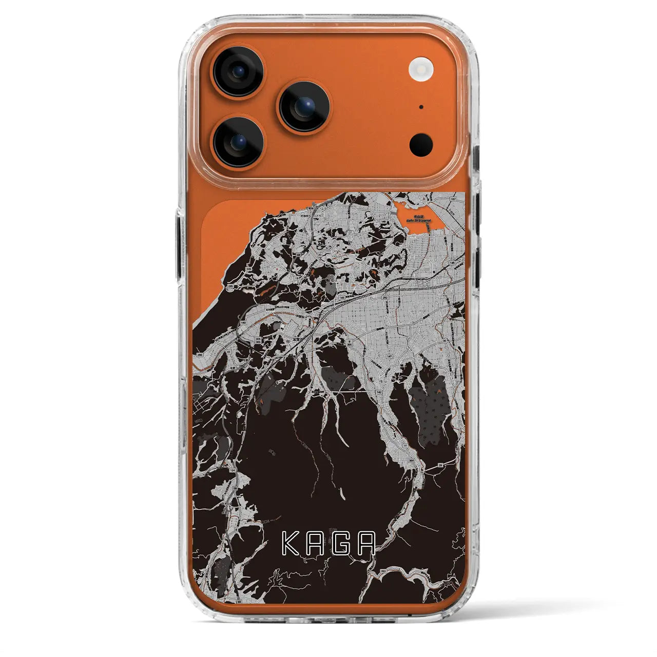 【加賀(石川県)】地図柄iPhoneケース(MagSafeタイプ)