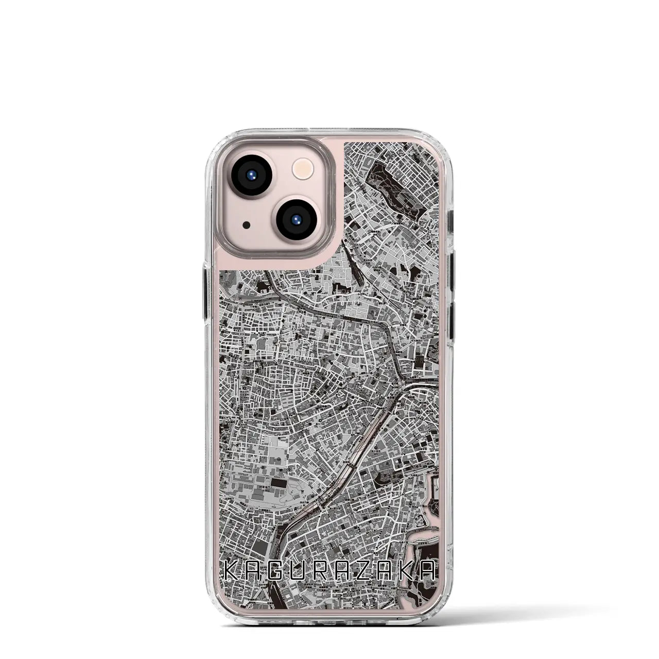 【神楽坂(東京都)】地図柄iPhoneケース(MagSafeタイプ)