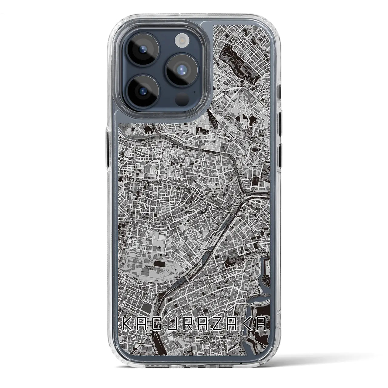 【神楽坂(東京都)】地図柄iPhoneケース(MagSafeタイプ)