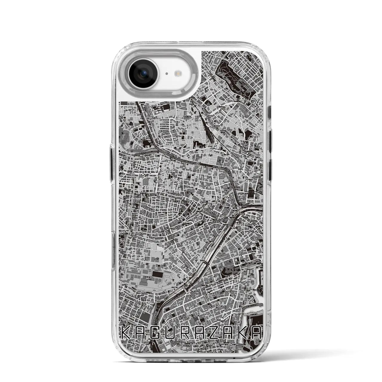 【神楽坂(東京都)】地図柄iPhoneケース(MagSafeタイプ)