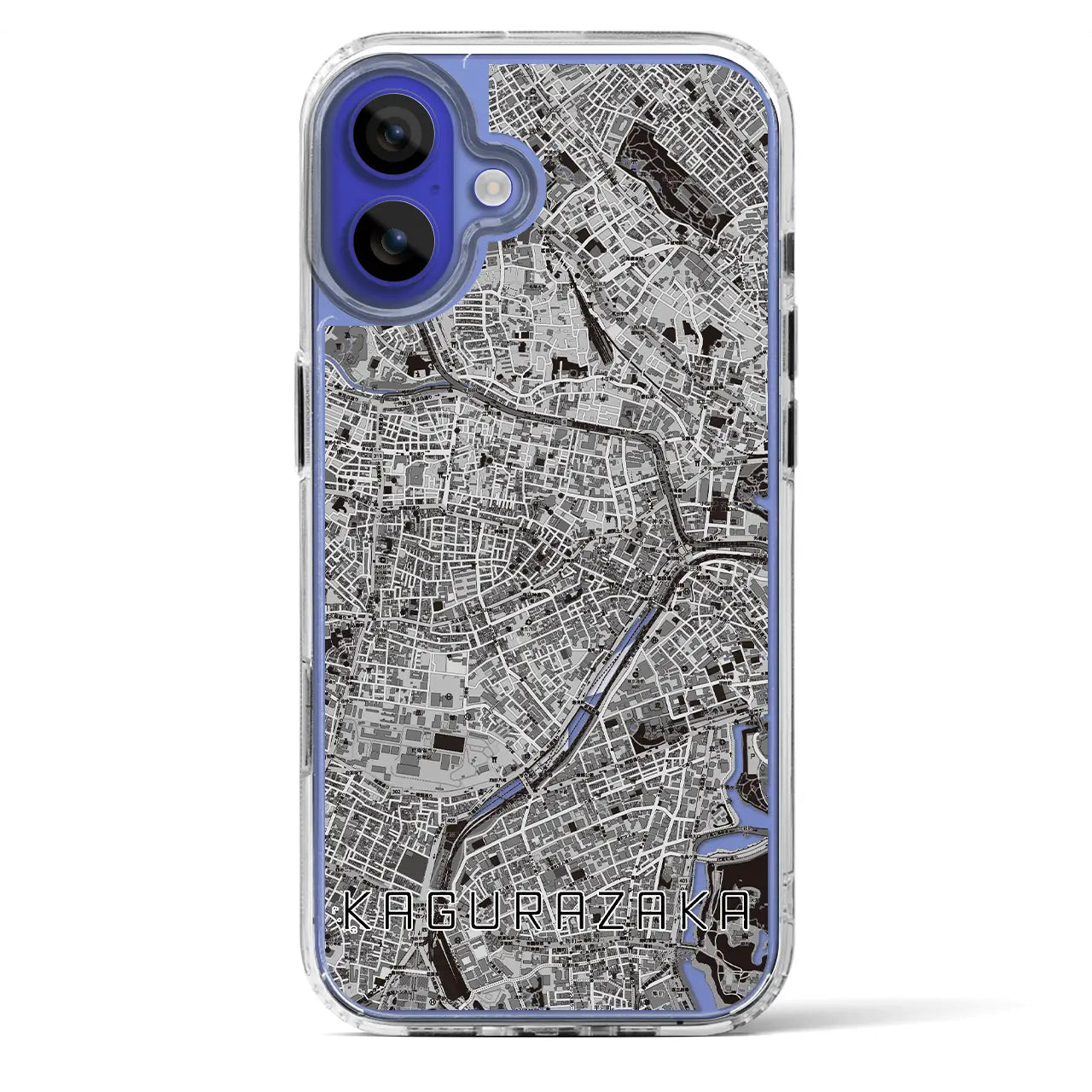 【神楽坂(東京都)】地図柄iPhoneケース(MagSafeタイプ)