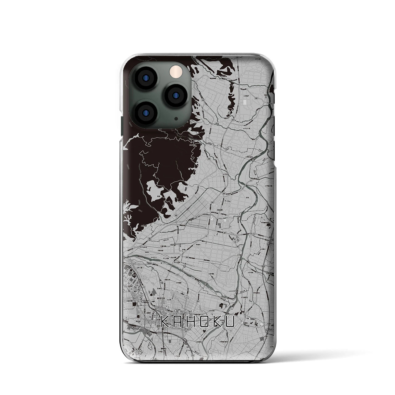 【河北(山形県)】地図柄iPhoneケース(クリアタイプ)