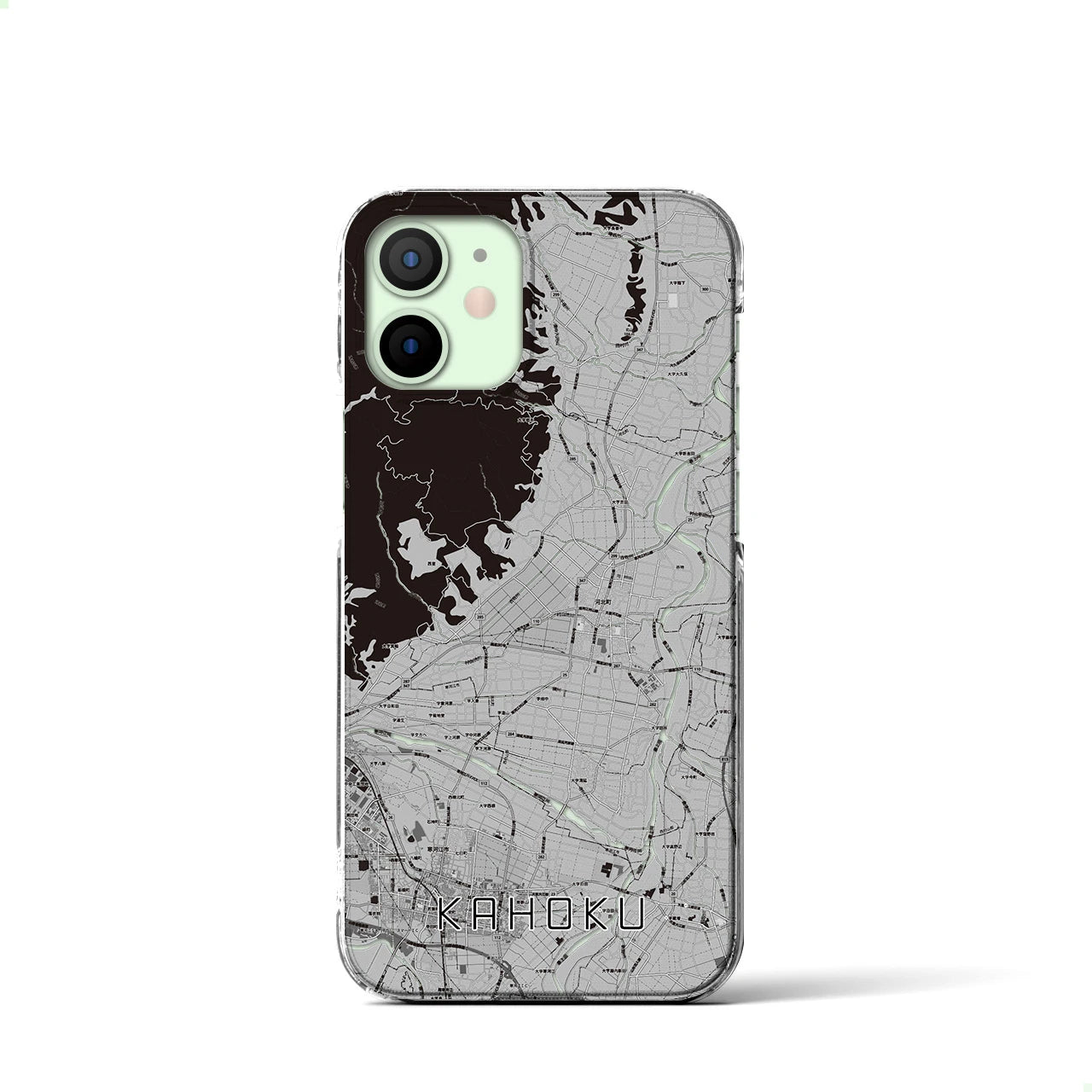 【河北(山形県)】地図柄iPhoneケース(クリアタイプ)