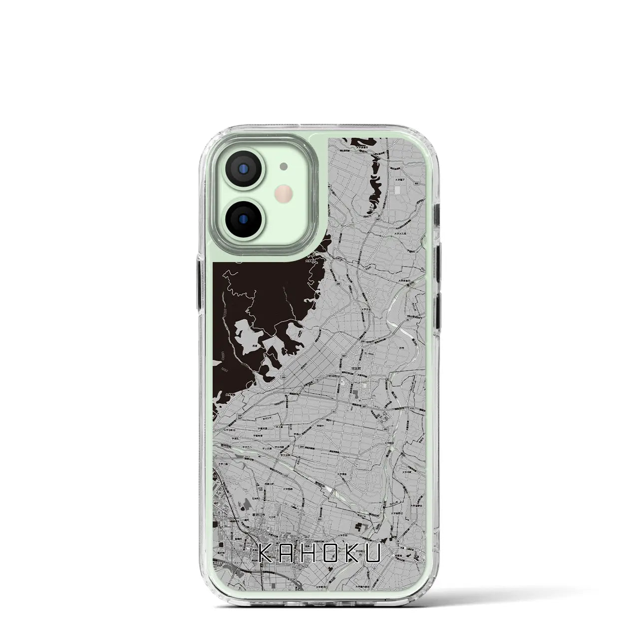 【河北(山形県)】地図柄iPhoneケース(MagSafeタイプ)