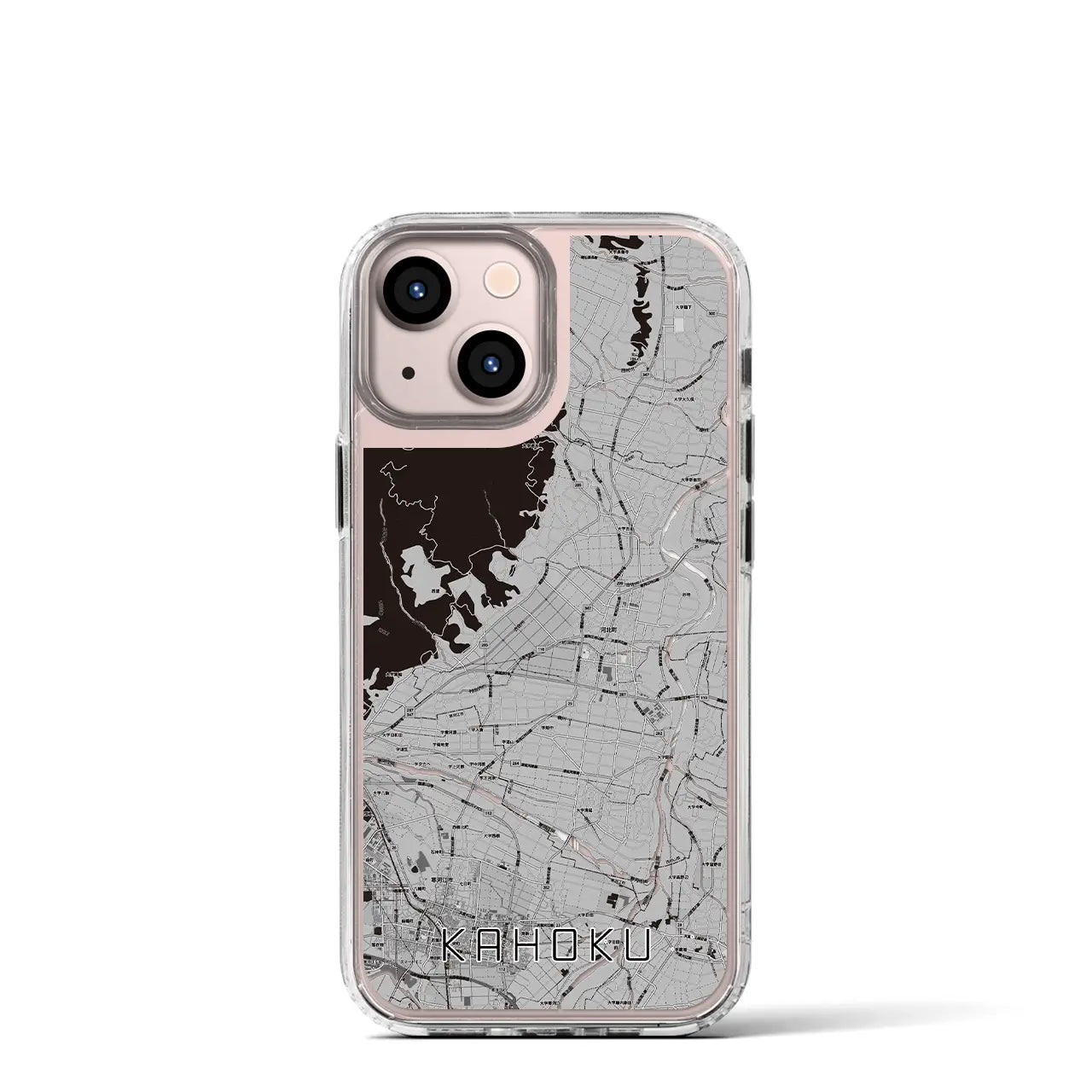 【河北(山形県)】地図柄iPhoneケース(MagSafeタイプ)