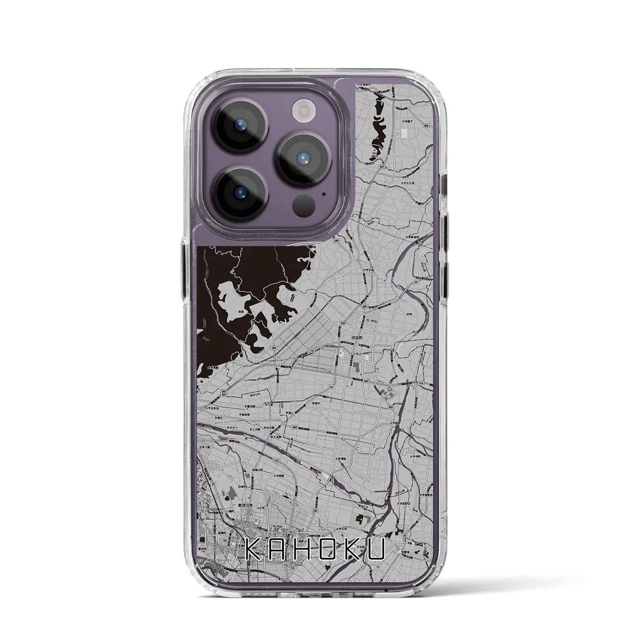 【河北(山形県)】地図柄iPhoneケース(MagSafeタイプ)