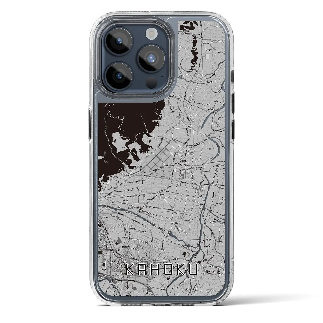 【河北(山形県)】地図柄iPhoneケース(MagSafeタイプ)