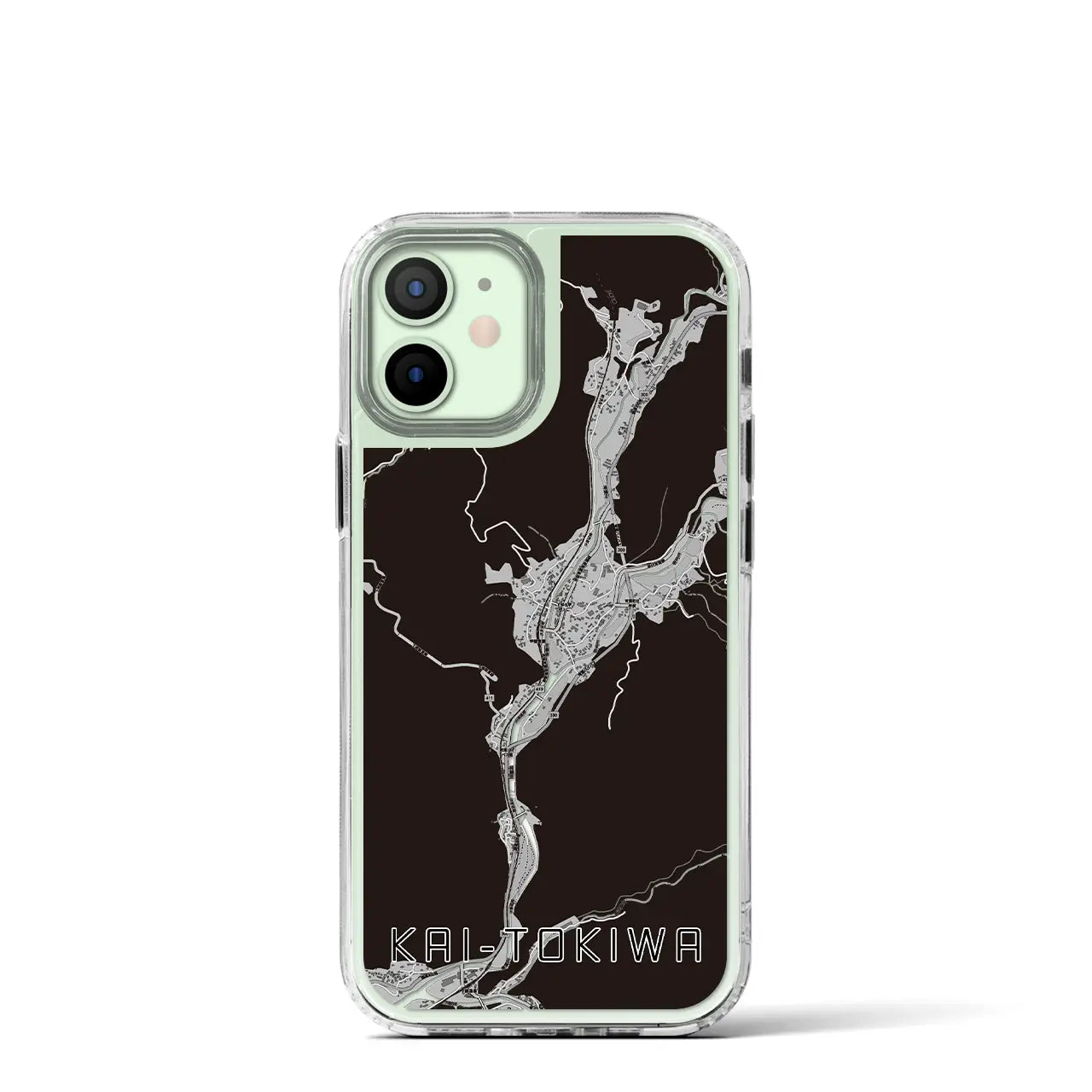 【甲斐常葉(山梨県)】地図柄iPhoneケース(MagSafeタイプ)