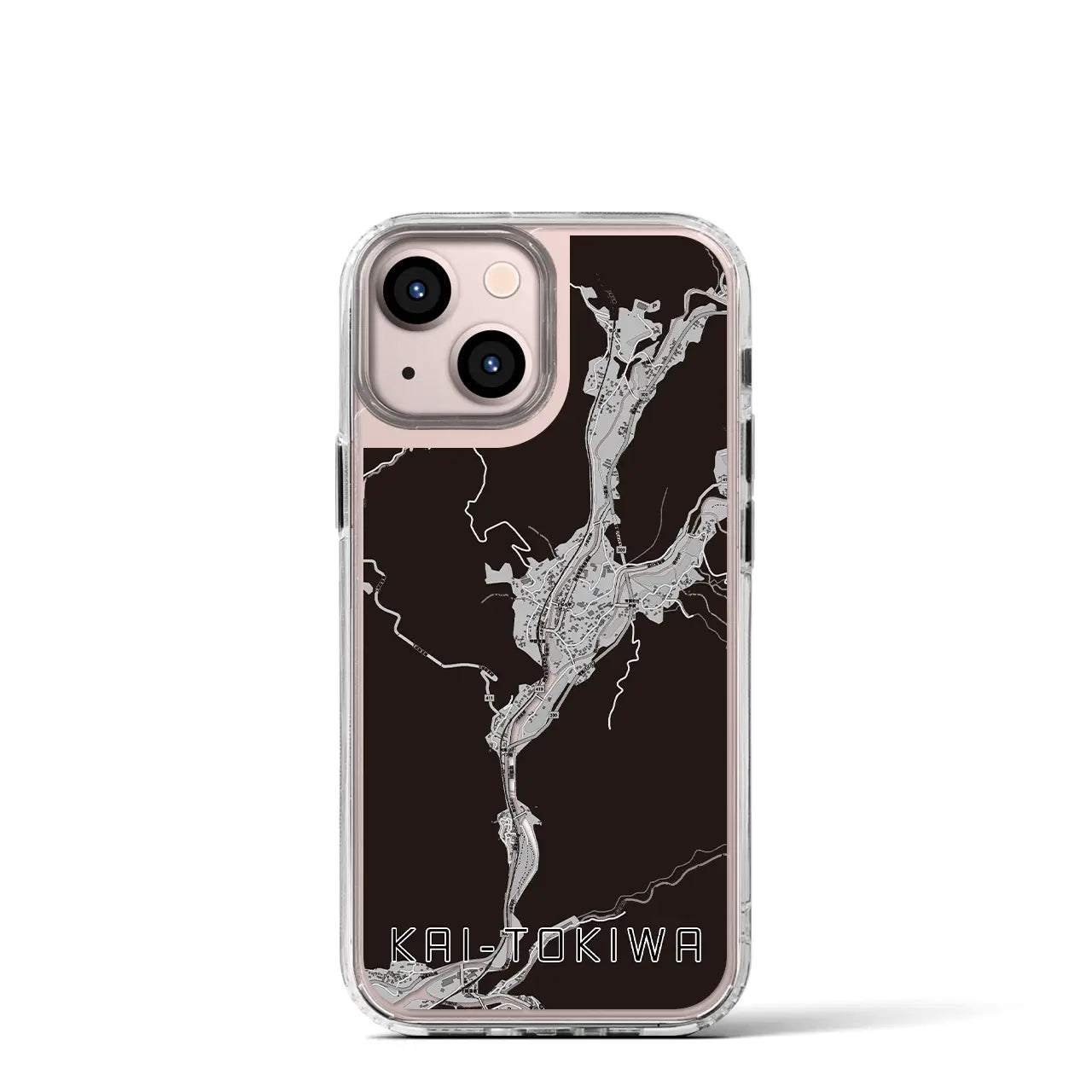 【甲斐常葉(山梨県)】地図柄iPhoneケース(MagSafeタイプ)