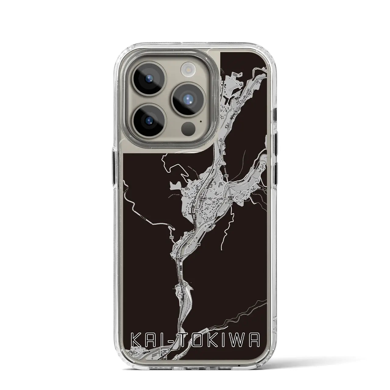 【甲斐常葉(山梨県)】地図柄iPhoneケース(MagSafeタイプ)