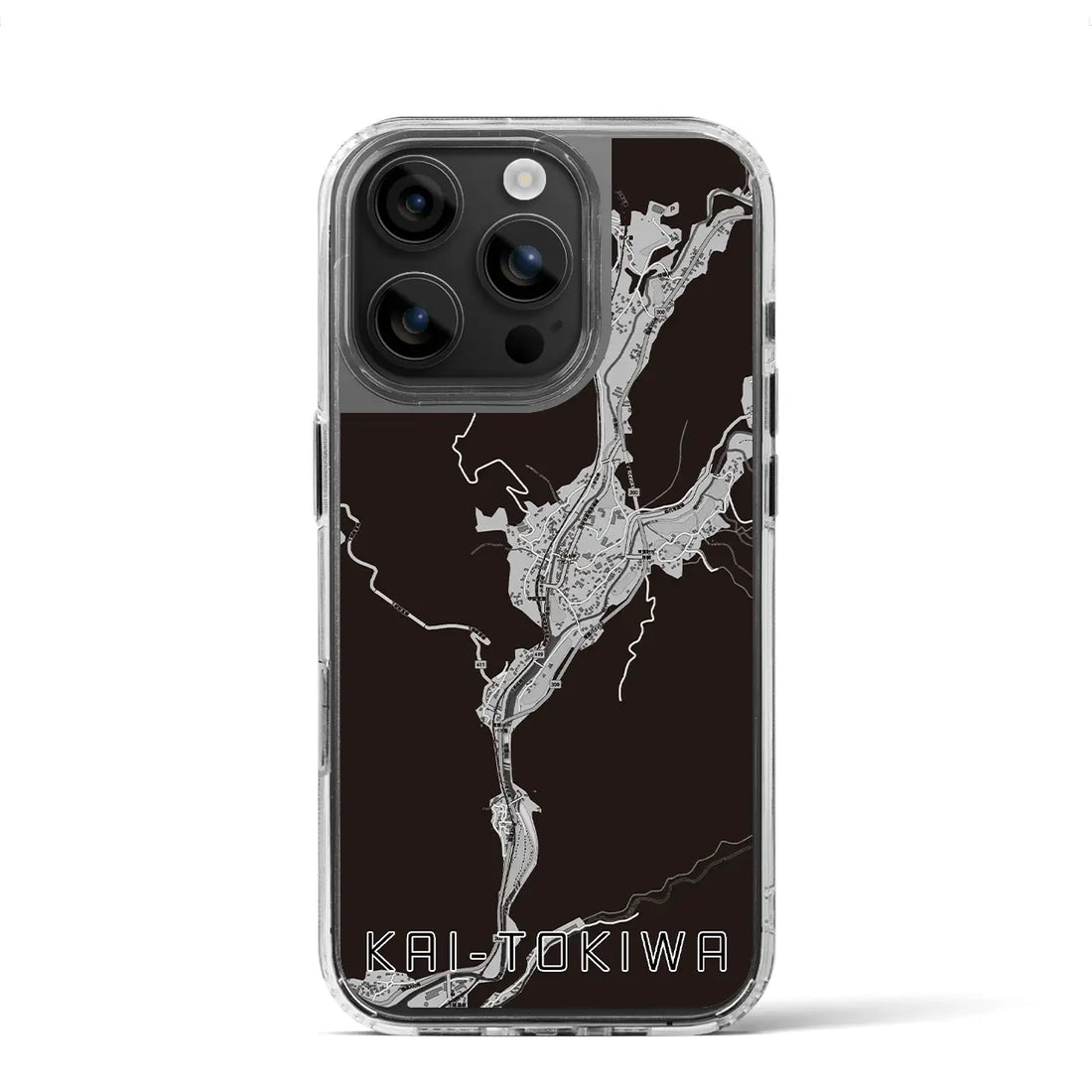 【甲斐常葉(山梨県)】地図柄iPhoneケース(MagSafeタイプ)