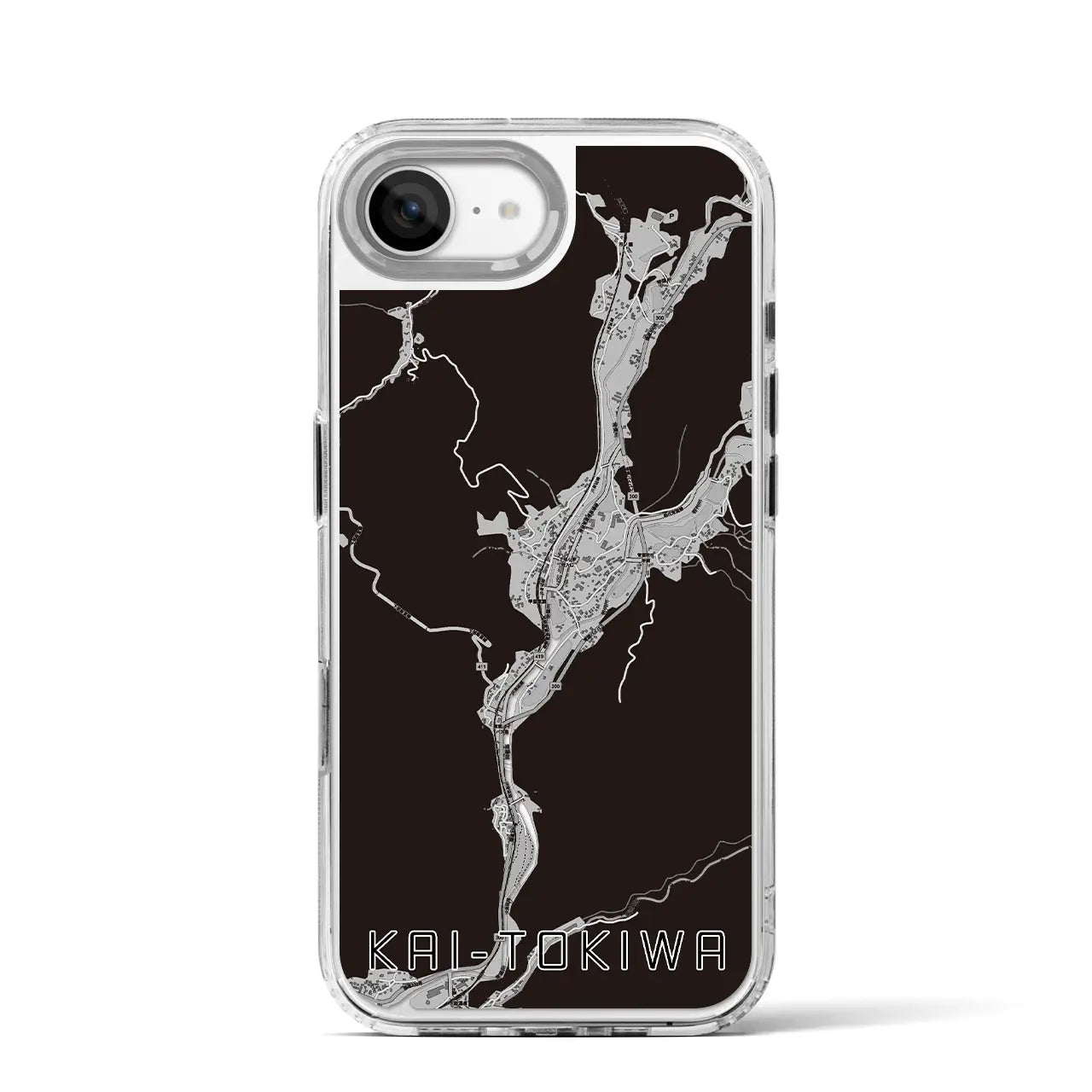 【甲斐常葉(山梨県)】地図柄iPhoneケース(MagSafeタイプ)