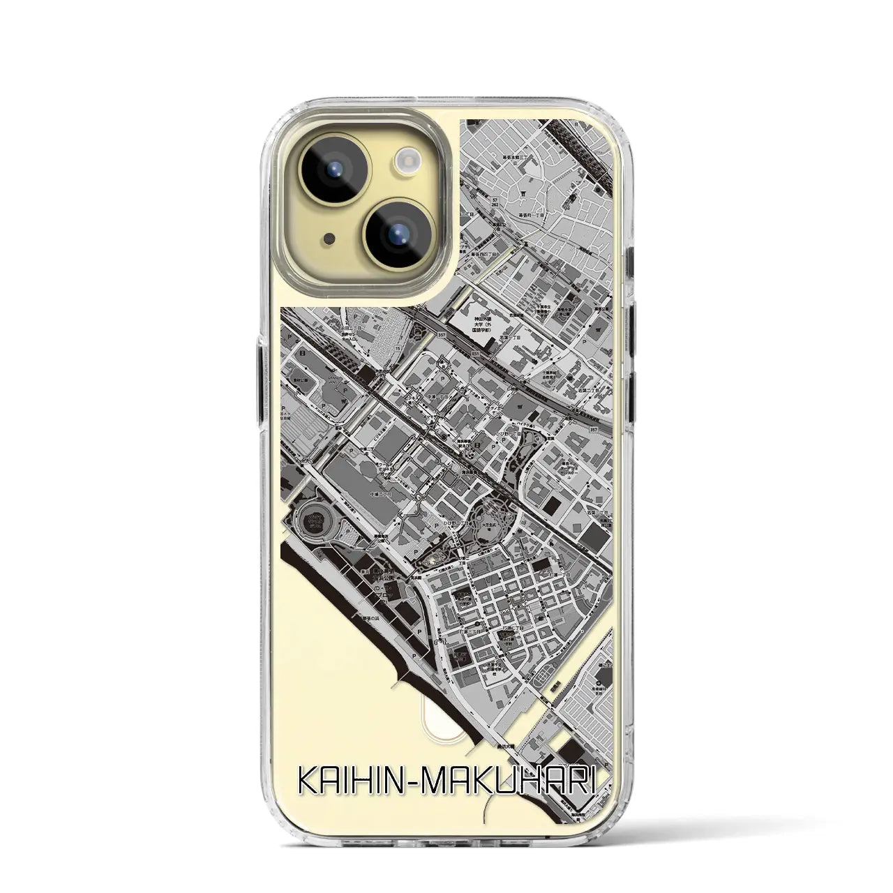 【海浜幕張(千葉県)】地図柄iPhoneケース(MagSafeタイプ)