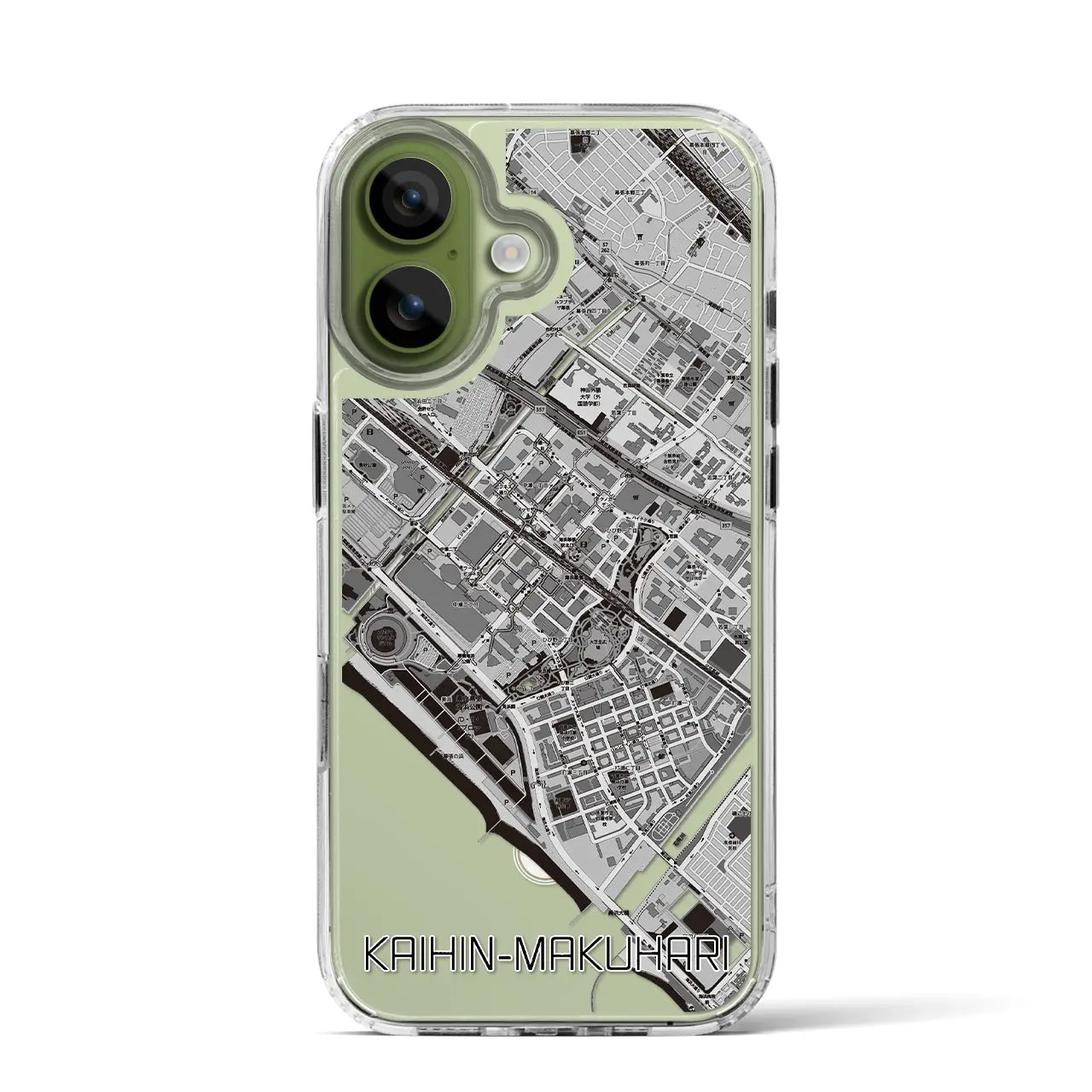 【海浜幕張(千葉県)】地図柄iPhoneケース(MagSafeタイプ)